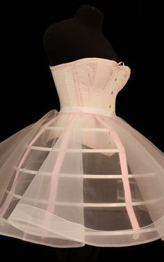 Cage Crinoline, Crinoline Fabric, Cage Dress, Fabric Tutu, Crinoline Skirt, Corset Sewing Pattern, Hoop Skirt, Corset Fashion, Fairy Clothes