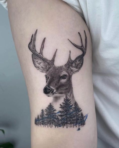 Amazing Deer Tattoo Design Ideas | Unveiling The Extraordinary Dear Tattoos, Deer Tattoo Men, Deer Tattoos For Women, Nick Tattoos, Deer Tattoo Design, Buck Tattoo, Practice Tattoos, Deer Tattoos, Amazing Tattoo Ideas