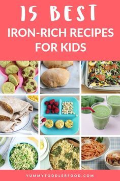 Ensuring that our kids eat a well balanced diet, including iron-rich foods, can be hard when they’re eating unpredictably. This info on iron-rich foods for kids—and the 15 yummy recipe ideas—will help! #toddlerfood #toddlermeals #ironrichfoods #healthykidsfood Iron Diet, Foods For Babies, Rich Recipes, Easy Foods, Foods With Iron, Foods High In Iron, Healthy Baby Food, Iron Rich Foods, Recipes For Kids