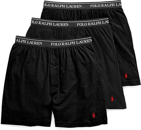 #POLO RALPH LAUREN #Mens #Classic Fit #Cotton Knit #Boxer #Shorts - 3 Pack Ralph Lauren Boxers, Pony Embroidery, Ralph Lauren Hats, Boxer For Men, Men Boxers, Mens Boxer Shorts, Polo Pony, Ralph Lauren Mens, Mens Boxers