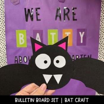 Bat craft School Bus Bulletin Board, Bus Bulletin Board, Pencil Bulletin Board, Reindeer Bulletin Boards, Butterfly Bulletin Board, Bat Crafts, Snowman Bulletin Board, Rainbow Bulletin Boards, Bulletin Board Tree