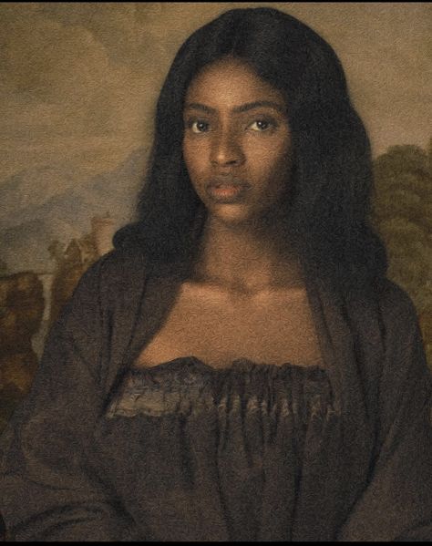 Volqx on Twitter: "A Nigerian photographer recreated the Famous Monalisa Portrait using a Nigerian model.… " Poc Dark Academia, Black Art Painting, Afrocentric Art, Black Femininity, Afro Art, Hair Art, Black Is Beautiful, Female Art, Art Girl