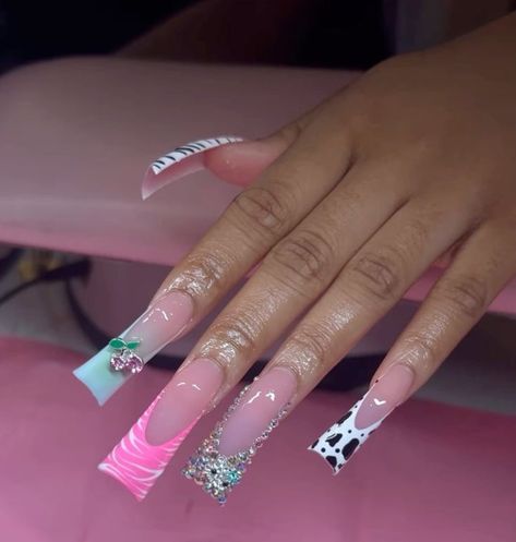 Acrylic Toe Nails, Punk Nails, Hard Nails, Duck Nails, Long Acrylic Nail Designs, Drip Nails, Colored Acrylic Nails, Girly Acrylic Nails, French Tip Acrylic Nails