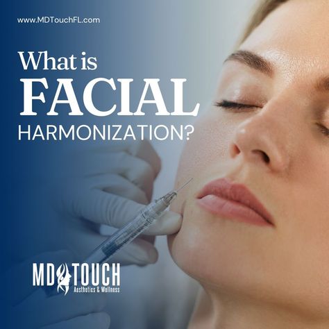 ✨ What is Facial Harmonization? ✨ Facial Harmonization is a comprehensive approach that enhances your facial features, creating a balanced, natural, and rejuvenated look. From adjusting proportions to subtle refinements, it's about bringing out your best self. Whether it's through dermal fillers, Botox, or other treatments, harmonization helps you achieve symmetry and confidence. 🌟 #FacialHarmonization #AestheticBeauty #ConfidenceBoost MD Touch Aesthetics and Wellness 🌐https://mdtouchfl.co... Medical Spa, Dermal Fillers, Facial Features, Your Best Self, Aesthetic Beauty, Confidence Boost, Best Self, Springs, Facial