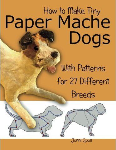 How to Make Tiny Paper Mache Dogs: With Patterns for 27 Different Breeds Paper Mache Dogs, Paper Mache Recipe, Paper Mache Paste, Paper Mache Projects, Making Paper Mache, Paper Mache Animals, Paper Mache Clay, Folding Origami, Paper Mache Sculpture