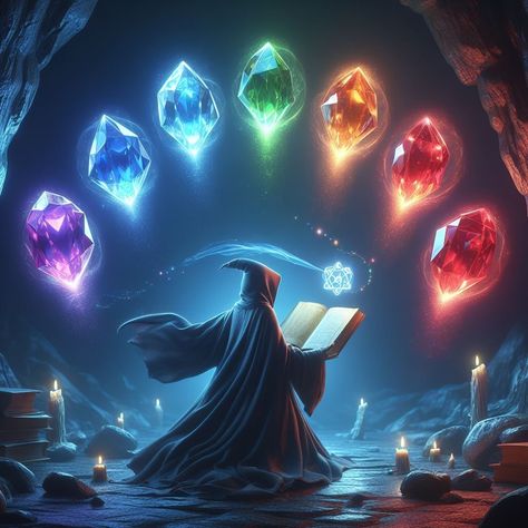 Elemental Magic Art, Elemental Magic, Gem Art, Magic World, Fantasy Props, Magic Aesthetic, Magic Circle, Fantasy Concept Art, Arte Fantasy