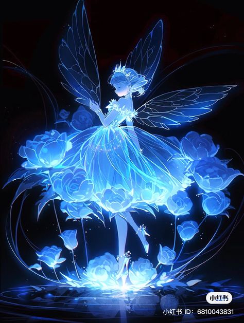 Snow Butterfly, Ice Princess, Female Character, Concept Art, Character Art, Art