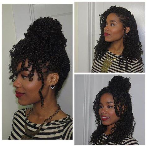 Look no further for a protective style! See what option works best! 4a Natural Hair, Faux Loc, Twisted Hair, Updo Styles, Twist Styles, Pelo Afro, Protective Style, Natural Hair Inspiration, Scene Hair