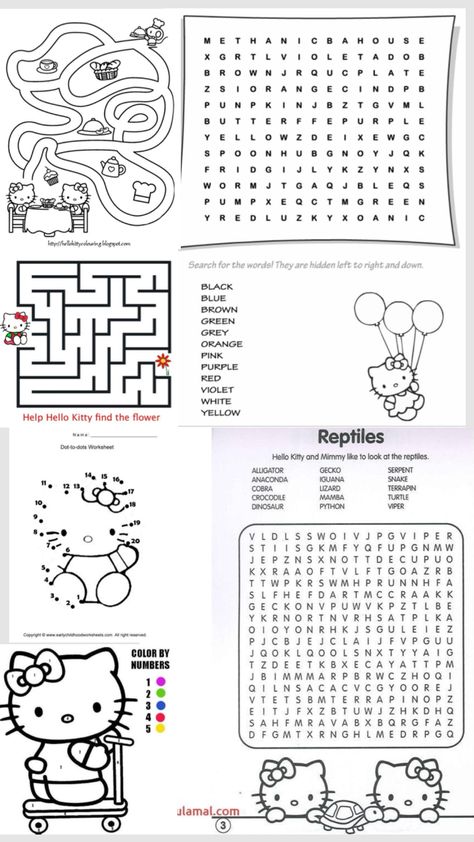 Hello Kitty Book, Hello Kitty Games, Hello Kitty School, Rainbow Wallpaper Iphone, Hello Kitty Colouring Pages, Doraemon Wallpapers, Coloring Calendar, Paper Toys Template, Hello Kitty Coloring