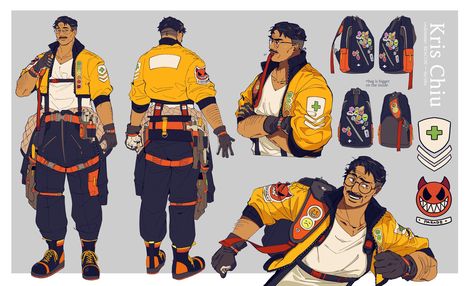 Mechanic Character, Fantasy Story Ideas, Cyberpunk Armor, Ref Sheet, Armor Clothing, Cyberpunk Character, Concept Art Character, Robot Design, Character Design Male