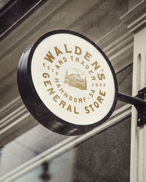 Walden’s General Store | case study by @1924us For a few years now we’ve found our home in Australia, coming all the way from Oregon! And if there’s anything that brings me back to the cabin vibes of over there, it’s the cool and collective effort of brands like @waldensgeneralstore who are carrying the torch of the PNW and adventure vibe all the way down under. We started working with the Walden’s crew a while back! They carry our goods, we’ve worked on some special stuff together, and r... Cabin Branding, Old Literature, Cabin Logo, Illustrated Logo, Cabin Vibes, The Torch, The Cabin, General Store, Way Down