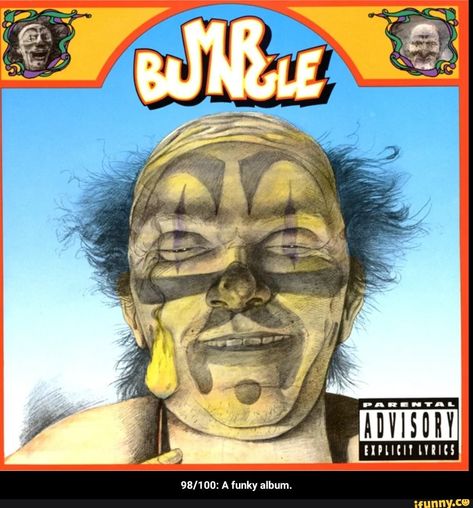 98/100: A funky album. – popular memes on the site iFunny.co #dwaynejohnson #celebrities #rock #experimentalrock #mrbungle #debut #funkrock #funkmetal #avantgardemetal #albumrates #funky #album #meme Mr Bungle, Mike Patton, Vinyl Music, Best Albums, Dwayne Johnson, Lp Vinyl, Cool Stickers, Black Vinyl