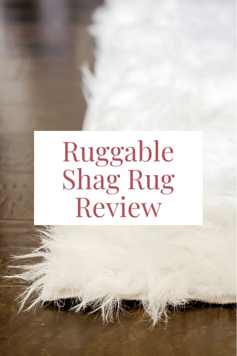 Honest washable Ruggable shag rug review plus a discount code! Is it time to update your home decor? Ruggable Shag, Plush Neutral Area Rug, Ruggable Shag Rug, Faux Fur Rug Living Room, Washable Shag Rug, Rugs In Bathroom, Shaggy Rug Living Room, Fluffy Rugs Bedroom, White Shaggy Rug