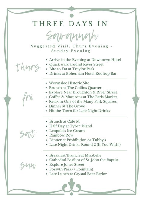 3-Day Savannah Itinerary Savannah Bucket List, Bachelorette Trip Savannah Ga, Savannah Ga Bachelorette Party Theme, Savannah Packing List, Savannah Georgia Girls Trip, Savannah Georgia Itinerary, Savannah Bachelorette Itinerary, Bachelorette Party Savannah Ga, Savannah Bachelorette Party Theme