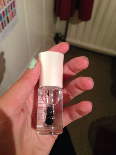 No7 clear nail polish top coat. But it doesn't matter if you use it for a bottom coat though! Nail Polish Top Coat, Clear Nail, Transparent Nails, Nail Polish Bottles, Clear Nail Polish, Classy Acrylic Nails, It Doesn't Matter, Body Cleanse, Nail Varnish