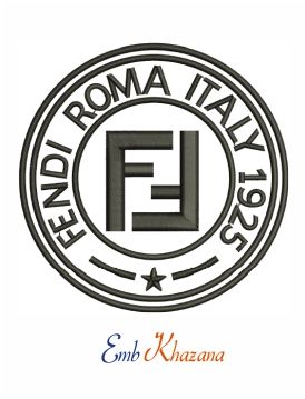 Patriotic Embroidery, Italy Logo, T Shirt Logo Design, Roma Italy, Shirt Logo Design, Christmas Embroidery Designs, Fendi Logo, Applique Pattern, Design Drawings