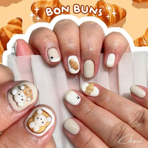 Good morning!! 🥐 Kwa-sons for you? 𐙚 ⋆˚October nails for Victoria 🌼 IB: @kookoo.nails 💛🔗 Book here: www.Citrinail.com 🚌 Getting here: Singapore 760773 Khatib MRT Exit D Bus 811 - 2 Direct Stops Comfy home studio with: • Netflix / Disney+ • Air-condition • Refreshments • Therapy / Silent Session Comfy Home, October Nails, Home Studio, Singapore, Good Morning, Nails, Disney, Quick Saves