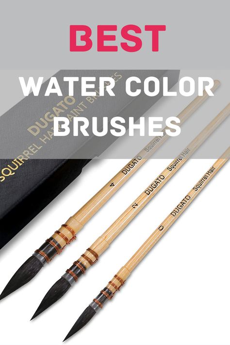 Watercolor Paintbrushes, Watercolor Squirrel, Drawing Topics, Painter Photography, Paintings Tutorials, Professional Watercolor, Painting Gouache, Chinese Brush, Acrylic Gouache