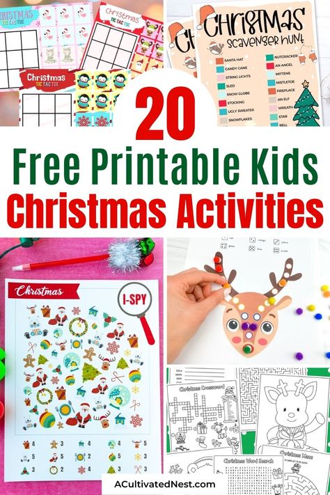 Kids Christmas Activities Printables, Christmas Activity Sheets For Kids, Free Printable Christmas Activities, Christmas Activity Sheets, Xmas Activities, Christmas Printable Activities, Christmas Word Scramble, Bubble Christmas, Christmas Word Search