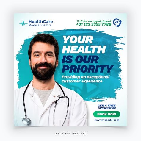 Medical health banner template | Premium Psd #Freepik #psd #banner #family #template #medical Health Banner, Social Media Campaign Design, Fathers Day Banner, Banner Design Layout, Medical Posters, Dental Design, Banner Design Inspiration, Medical Health, Social Media Poster