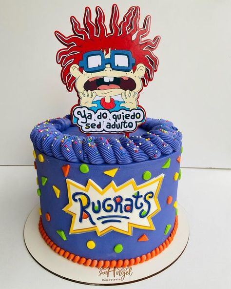 Reposteria San Ángel on Instagram: "Rugrats #rugratscake #carlitos #carlitoscake #memecake #tortastematicas #tortasmedellin #memesespañol #cakedecorating #cakegram #tortastematicasmedellin" Rugrats Birthday Party Decorations, Rugrats Cake Ideas, Rugrats Birthday Cake, Rugrats Cake, Rugrats Birthday Party, Rugrats Cartoon, Heart Cake, Cake Roll, Birthday Cake Kids