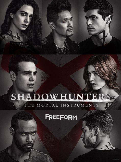 Shadowhunters Season 2 poster Clary Und Jace, Fantasy Fiction Books, Shadowhunters Tv Series, Clary Y Jace, Malec Shadowhunters, Shadowhunters Season 3, Harry Shum Jr, Shadowhunters Series, Shadowhunters Tv Show