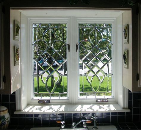 Bathroom Window Glass, Leaded Glass Door, Residential Windows, Window Stained, Lead Glass, Leaded Glass Windows, Bathroom Window, Bathroom Windows, Glass Front Door