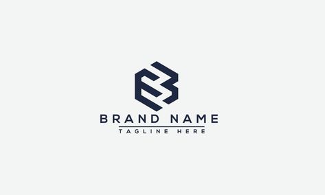 Logo design letter EB . Elegant modern. Vector template. Eb Logo, Logo Design Letter, Collage Illustration, Letter Logo Design, Vector Template, Lettering Design, Brand Names, Vector Art, Logo Design