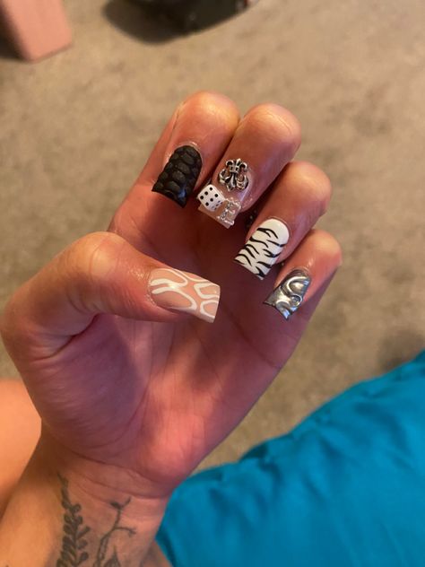 Slight duck shorties Cute Acrylic Nails, Nail Inspo, Acrylic Nails, Nails