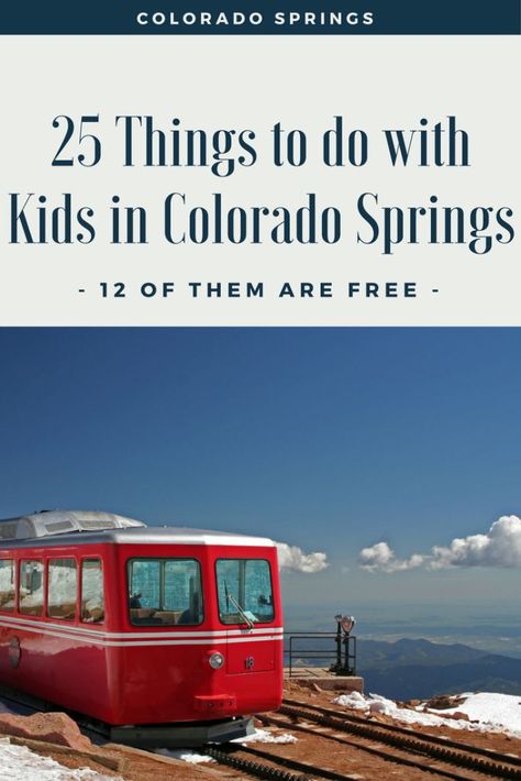 Check out these 25 Amazing Things to do in Colorado Springs, plus the best part is 12 of them are FREE! Learn about kid-friendly activities like the Garden of the Gods Park; Pikes Peak; and more awesome kid-friendly outdoor adventures in Colorado Springs. Colorado Springs Things To Do, Colorado Springs Vacation, Things To Do In Colorado, Colorado Travel Guide, Steamboat Springs Colorado, Visit Colorado, Colorado Vacation, Things To Do With Kids, Steamboat Springs