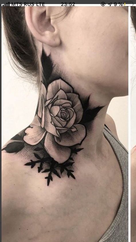 Floral Neck Tattoo For Women, Behind The Ear Cover Up Tattoo, Flowers Neck Tattoo, Neck Cover Up Tattoos For Women, Floral Neck Tattoo, Rose Neck Tattoo, Flower Neck Tattoo, Tatuaje Cover Up, Cover Up Tattoos For Women