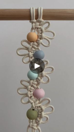 Macrame 3mm Cord Projects, Macrame 2 Colors, Macrame With Beads, Macrame Simple, Maker Studio, Fun List, Macrame Plant Hanger Tutorial, Crafts Origami, Macrame Knots Pattern