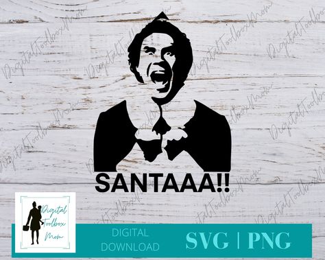 Elf Santa Svg, Buddy the Elf SVG, Elf Svg, Santaaa Svg, Christmas Svg, Svg Files for Cricut, Silhouette Files, SVG - Etsy Buddy The Elf Svg, Elf Silhouette, 3d Craft Ideas, Christmas Movie Svg, 3d Christmas Ornaments, Diy Christmas Shirts, Western Clipart, Bad Elf, Elf Svg