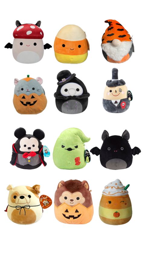 halloween fall autumn squishmallows cute girlypop Halloween Squishmallows, Halloween Things To Do, Fall Smells, Halloween Craft Kits, Spooky Candy, Halloween Gift Baskets, Spooky Snacks, Halloween Movie Night, Cute Squishies