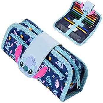 Cute Lilo And Stitch, Stitch Gifts, Lilo And Stitch Merchandise, Girl School Supplies, Kids Pencil Case, Pencil Cases For Girls, Hb Pencil, School Boxes, Colouring Pencils