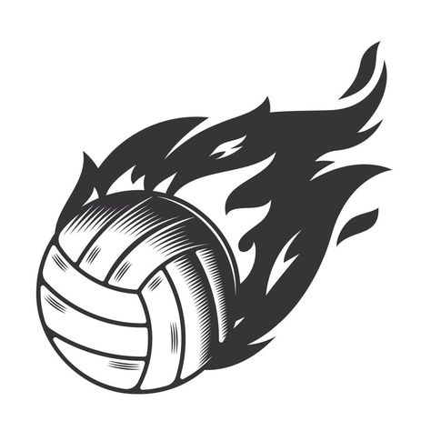 Volleyball Logo Ideas, Volleyball Illustration Art, Volleyball Graphic Design, Volleyball Logo Design Ideas, Volleyball Logos, Volleyball Graphics, Volleyball Logo Design, Volleyball Tattoo, Volleyball Icon