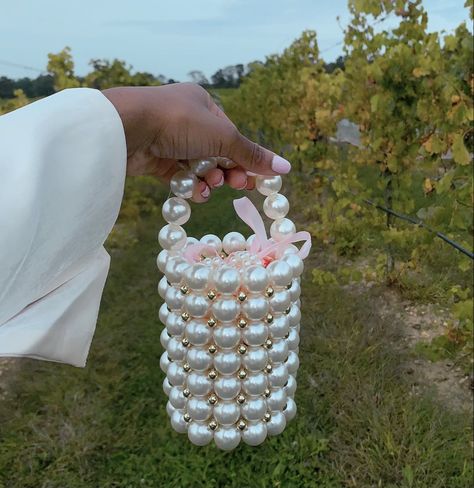 Spring Is Here, White Bag, Live Lokai Bracelet, Statement Pieces, Soft Pink, Bucket Bag, Satin, Pink