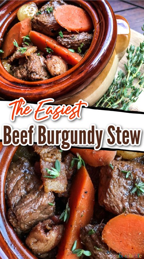 Beef Burgundy Stew, Beef Burgundy Recipe, Beef Burgundy, Fall Meals, Mongolian Beef, How To Cook Beef, Meals Recipes, French Dishes, Beef Recipes Easy