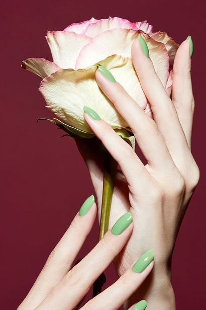 Editorial, Dolls, Nails, Flowers, Green, Beauty