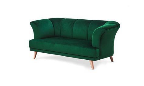 Art Deco Couch, Emerald Green Sofa, Interior Art Deco, Pink Velvet Sofa, Art Deco Sofa, Emerald Velvet, Emerald Green Velvet, European Modern, Green Couch