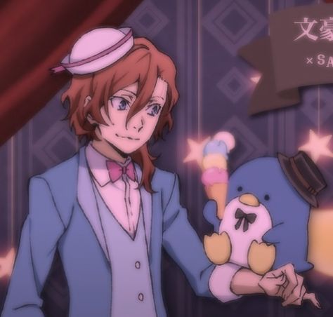 Bsd X Sanrio, Chuuya Bungou Stray Dogs, Sanrio Pfp, Bsd Icons, Sanrio Icons, Nendoroid Anime, Dog Icon, Chuuya Nakahara, Hello Kitty Art