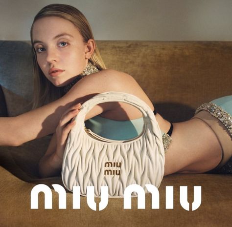 sydney sweeney for miumiu shot by tyrone lebon Miu Miu Bag, Sydney Sweeney, Expensive Clothes, Fashion Marketing, Miuccia Prada, Barbie Dream, Fashion Books, Longchamp Le Pliage, Fashion Photo