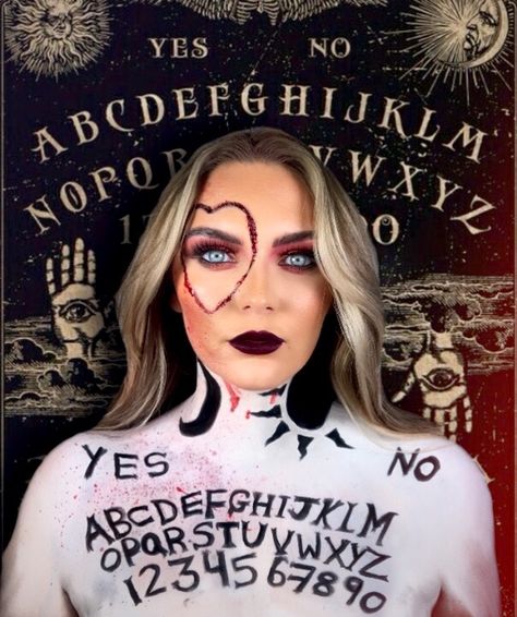 #ouija #ouijamakeup #halloween #halloweenideas #halloweenmakeup #halloweenmakeupideas #halloweenmakeuplooks #spookyseason Witch Makeup, Halloween Makeup Looks, Halloween Makeup, Halloween Face, Face Makeup, Halloween Face Makeup, Witch, Halloween, Makeup