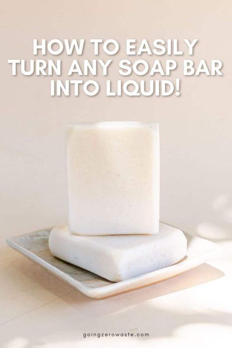 Liquid Soap Recipe, Liquid Hand Soap Recipe, Homemade Liquid Soap, Making Bar Soap, Homemade Hand Soap, Hand Soap Recipe, Diy Foaming Hand Soap, Diy Hand Soap, Handmade Soap Recipes