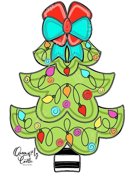 TEMPLATE Christmas Tree Template Door Hanger Template DIY - Etsy Christmas Template, Tree Template, Christmas Tree Template, Tree Templates, Door Hanger Template, Scrapbook Clipart, Star Template, Template Christmas, Canvas Drawing