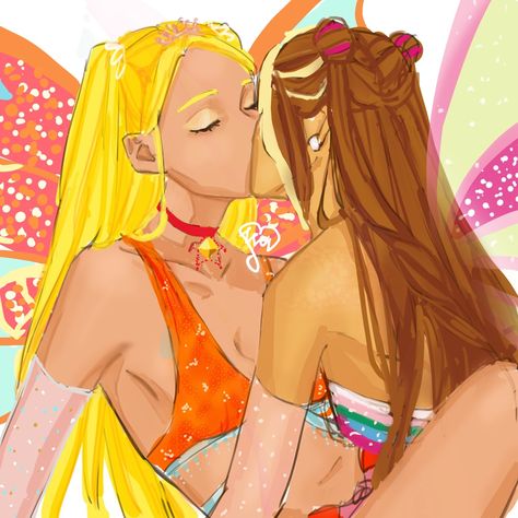 Winx Club Ships, Stella Winx Club, Stella Art, The Hills Have Eyes, Lesbian Art, Winx Club, My Girl, Cool Art, Princess Zelda