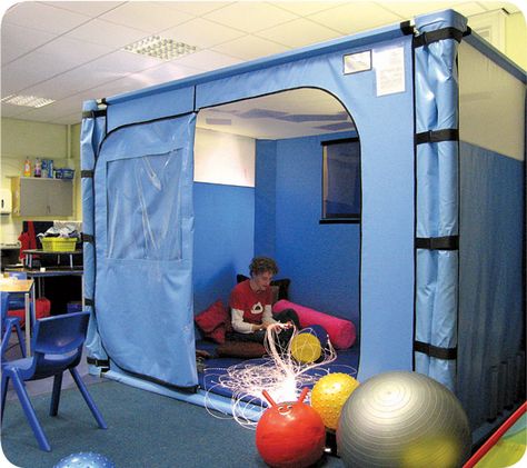 Safespace provides a calm, low stimulation environment. Sleep Safe Bed, Chill Out Room, Safety Bed, Calm Room, Calm Down Corner, Sensory Rooms, Safe Schools, Quiet Room, Work Office Decor