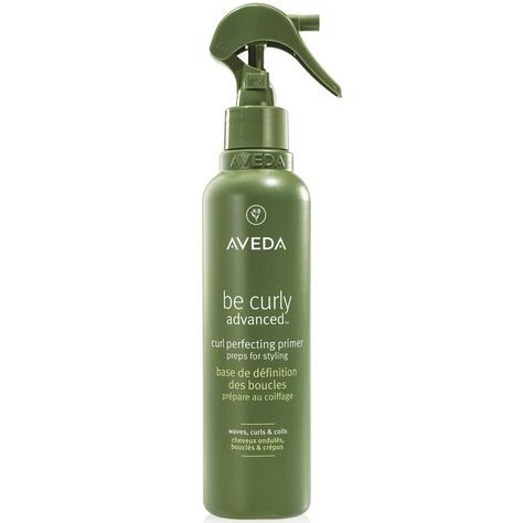 Discover Aveda’s multi-action Be Curly Advanced™ Curl Perfecting Primer spray, a detangling formula that defends from humidity-induced fly aways and the effects of heat for up to 24 hours.  The first step in your styling routine, the mist preps and protects the hair to encourage a visibly defined, smooth finish. Protein-derived peptides support a stronger-looking result, while the moisturising spray hydrates, conditions and enhances manageability to promote the effortless maintenance of curls, c Aveda Be Curly, Primer Spray, Curl Types, Spray Moisturizer, Bali Body, Ciate London, Grande Cosmetics, First Aid Beauty, Types Of Curls