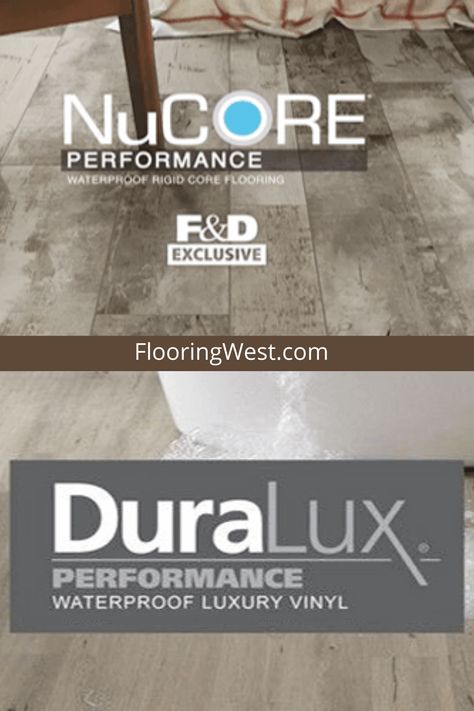 Nucore Vs. Duralux Vinyl Flooring What is the best vinyl flooring option for your home? Nucore or Duralux? Nucore and Duralux are two of the most popular brands on the market today, but which one should you choose? This blog post will give you a detailed comparison of both and help you make an informed decision about which brand to go with! #Nucore-vs-Duralux #Nucore-vs-Duralux-Vinyl-Flooring Duralux Vinyl Flooring, Best Vinyl Flooring, Flooring Texture, Lvp Flooring, Popular Brands, Flooring Options, But Why, Home Reno, Luxury Vinyl