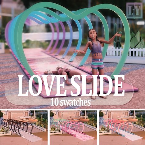 LOVE Slide Sims 4 Water Slide, Kerbal Space Program, Best Mods, Rewards Program, World Of Tanks, Space Program, All Games, Sims 4 Cc Furniture, Sims 4 Build